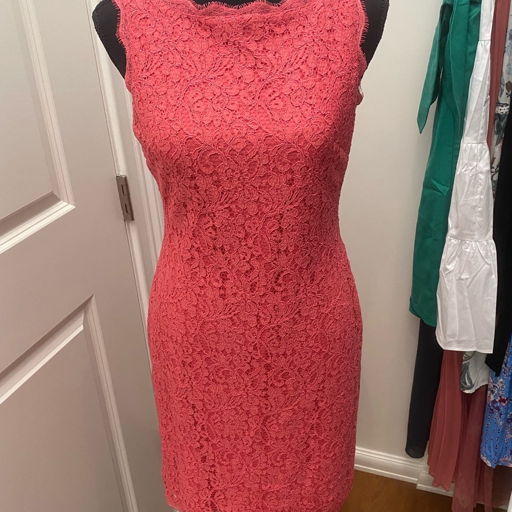 Mid length lace dress. Worn once